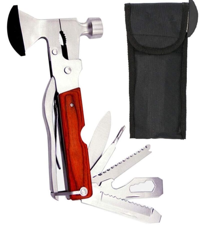 Stainless Steel Multi Functional Hammer Axe(Multicolour) - Image 8
